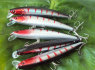 vobleriai Popper Crankbaits Wakebait, Rattling Jerkbaits, pintas valas (3)